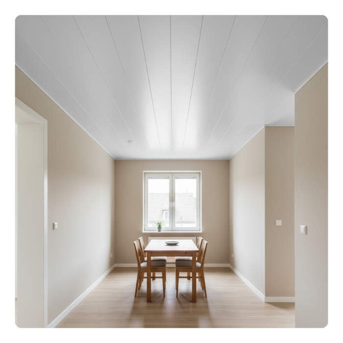 PANEL BAMBOO CIELO - BLANCO BRILLANTE - 250x3810x7.5 MM