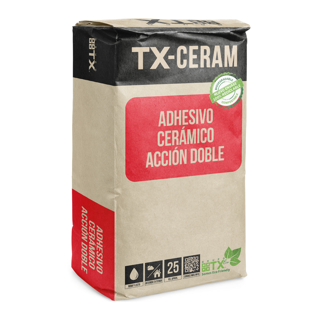 TX PASTA CERAMICOS DOBLE ACCIÓN - 25 KGS