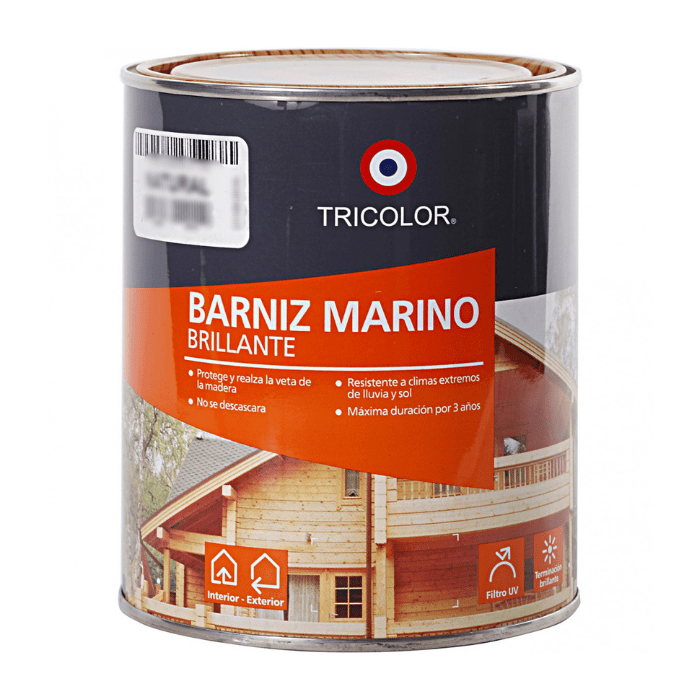 BARNIZ MARINO BRILLANTE TRICOLOR - 1 GL