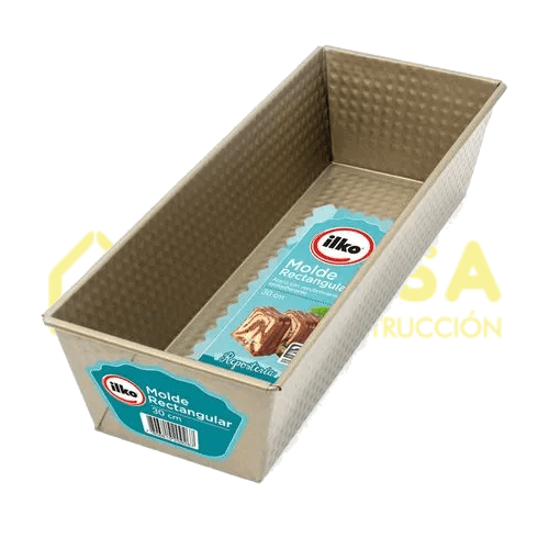 MOLDE RECTANGULAR ANTI ADHERENTE ILKO