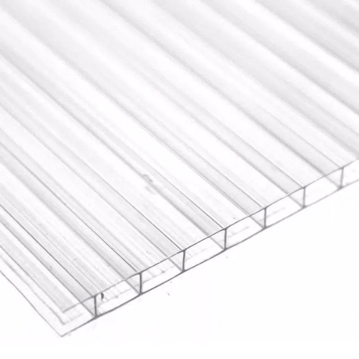 PLANCHA DE POLICARBONATO ALVEOLAR TRANSPARENTE