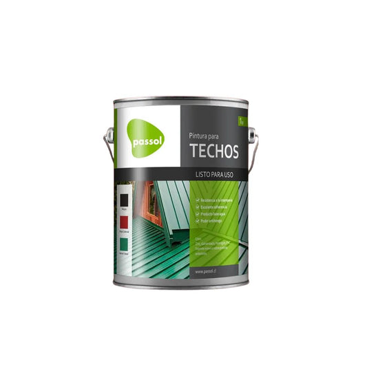 PINTURA TECHO VERDE GL PASSOL