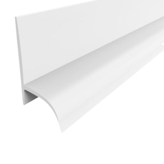 PERFIL SELLO TINA PVC 25x23MM BLANCO T3MT