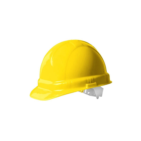 CASCO CON ARNES PLASTICO AMARILLO - LIOI