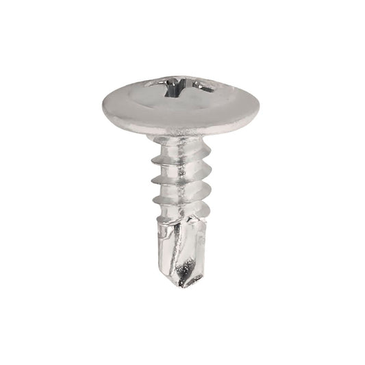 TORNILLO CABEZA LENTEJA PTA BROCA  FERROMAT 8x1/2"CAJA 1000 UN