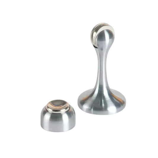 TOPE PUERTA MAGNETICO 1057 80MM NIQUEL SATINADO