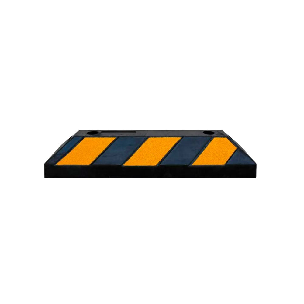 TOPE DE ESTACIONAMIENTO.55x15x10CM NEGR/AMAR