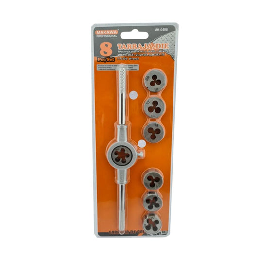 TARRAJA DIES HEMBRA SET 8PZAS CM-TR1208 (P/HILO)
