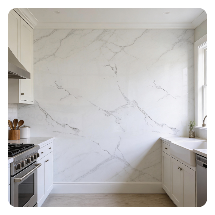 PANEL UV PVC INTERIOR - MARMOL VETA GRIS - 1220x2440x2.7 MM