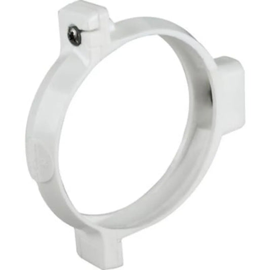 ABRAZADERA TUBO BAJADA CANALETA BLANCO