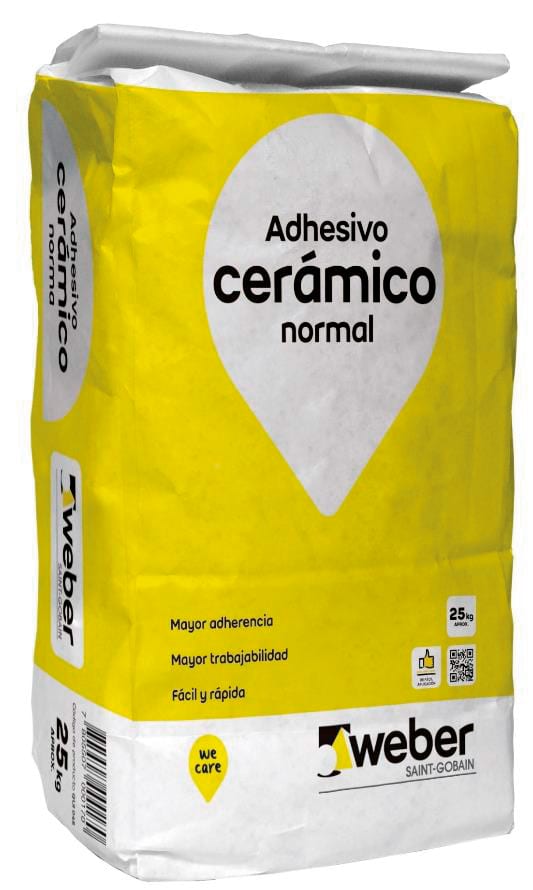 ADHESIVO CERAMICO WEBER SACO 25 KG
