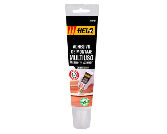 ADHESIVO MONTAJE BLANCO 82ML HELA