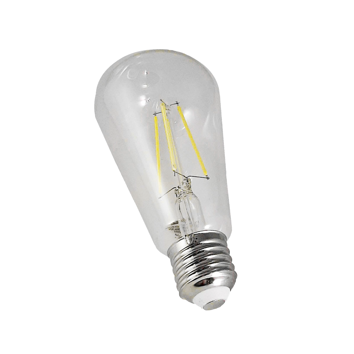 AMPOLLETA LED VINTAGE 6W 2500K E27 ST64-6W LUZ BLANCA