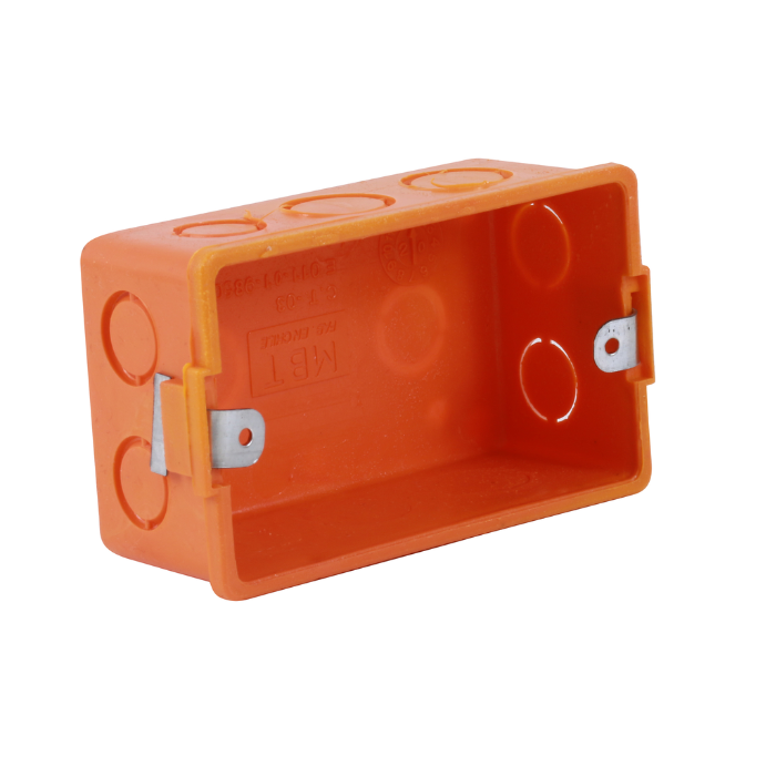 CAJA ELECTRICA NARANJA/GRIS PVC - CONDUIT