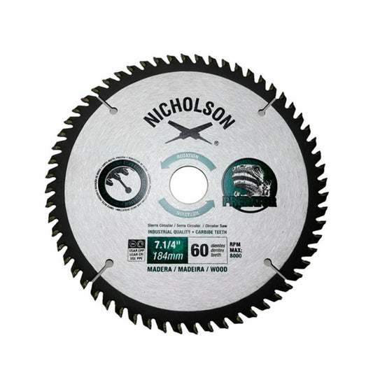DISCO DE SIERRA 10x60D 810060 NICHOLSON