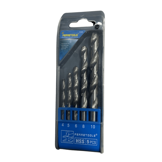 SET BROCA LIMA METAL 5 PCS FERRETOOLS
