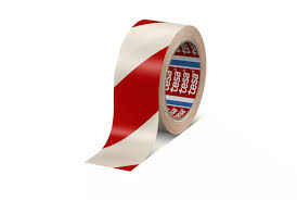 FLOOR MARKING TAPE ROJO/BLANCO - TESA