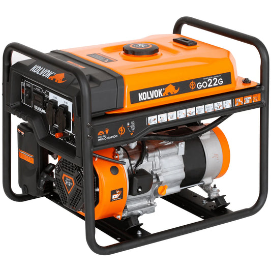 GENERADOR GASOLINA GO22G. 2.2 KVA KOLVOK