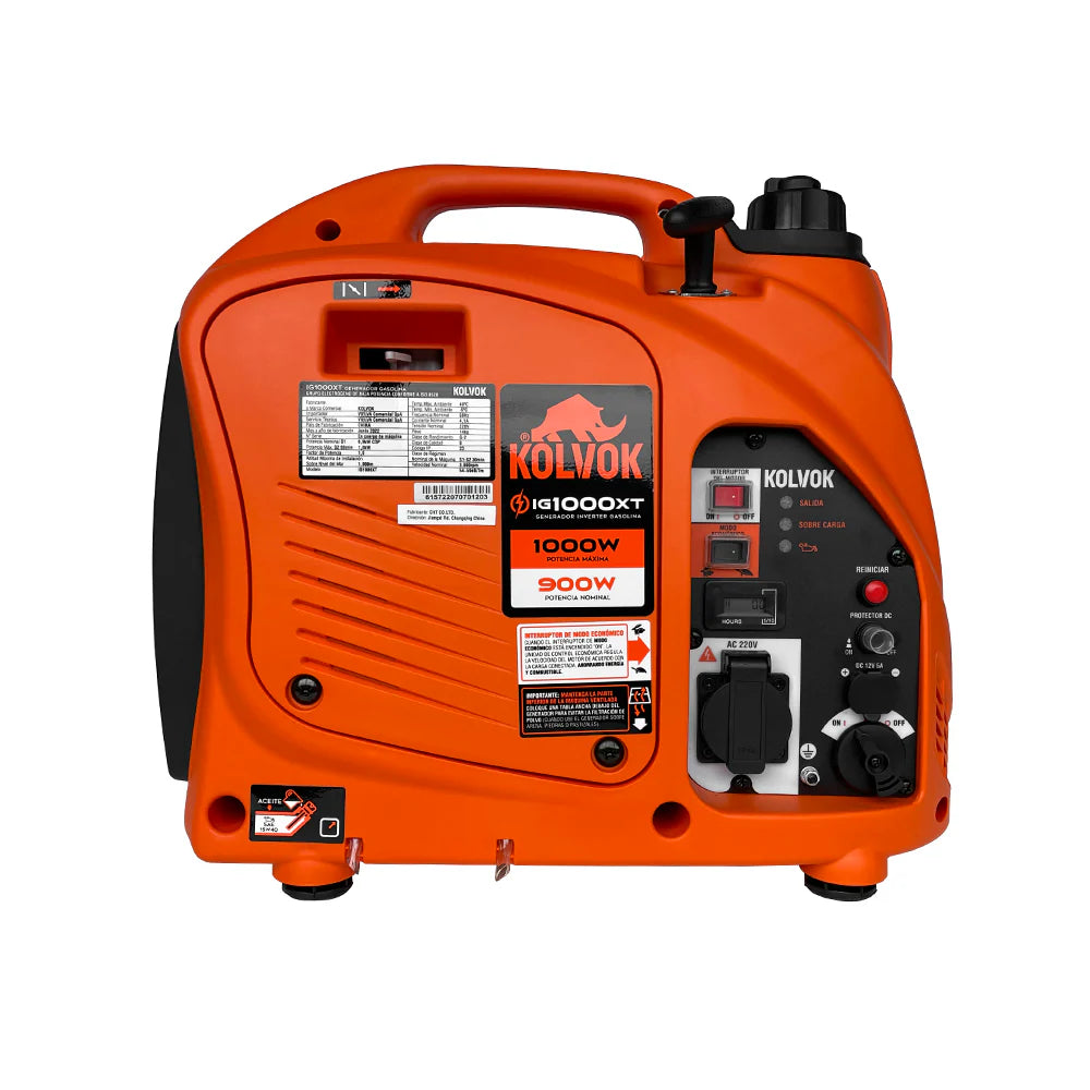 GENERADOR GASOLINA IG1000XT  1KVA KOLVOK