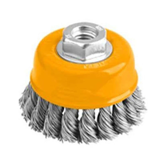 GRATA CIRCULAR DE METAL TRENZADO INGCO