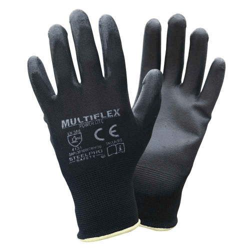 GUANTE STEELPRO POWER 8-9-10 NEGRO