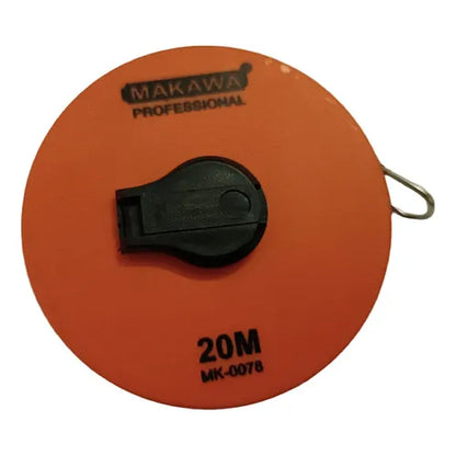 HUINCHA DE MEDIR NARANJA 20 MTS FIBRA MK0078 MAKAWA