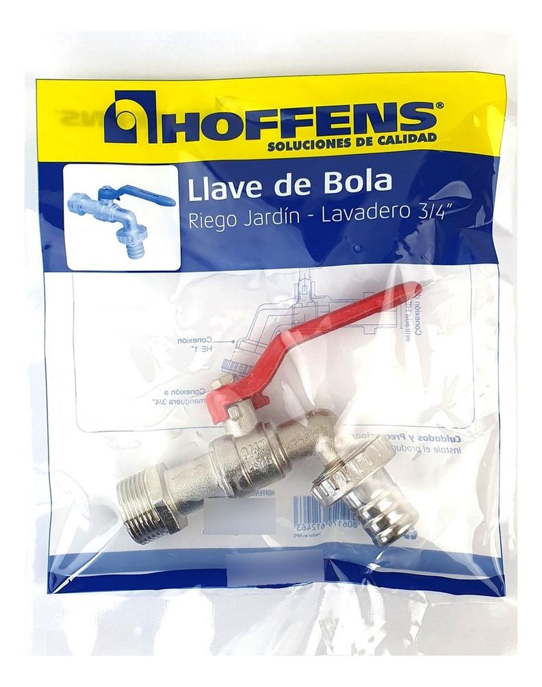 LLAVE DE BOLA HOFFENS 3/4"