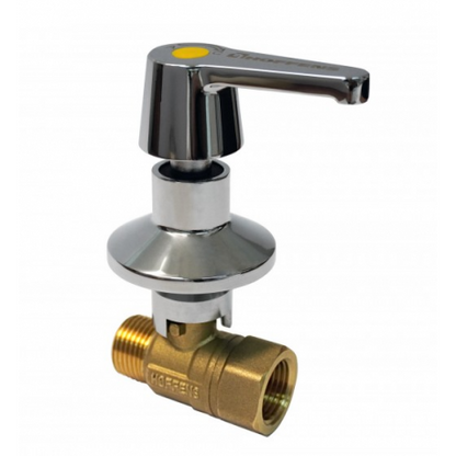 LLAVE DE GAS ENCIMERA CROMADA HI-HE 1/2"