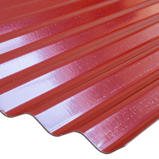 PLANCHA ACANALADA PRE PINTADA COLOR TERRACOTA