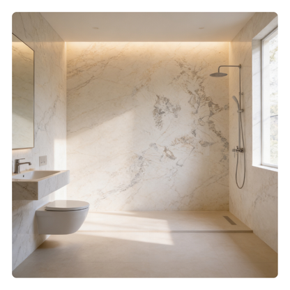 PANEL UV PVC INTERIOR - MARMOL BEIGE - 1220x2440x2.7 MM