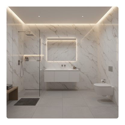 PANEL UV PVC INTERIOR - MARMOL VETA BEIGE - 1220x2440x2.7 MM