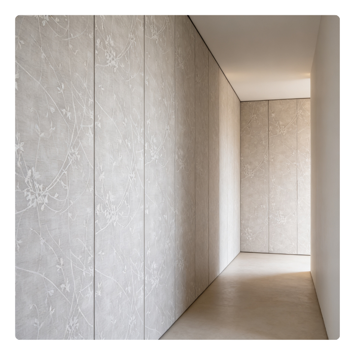 PANEL BAMBOO PARED - FLORES - 600x2400x9 MM