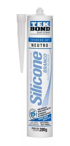 SILICONA TEKBOND BAÑO Y COCINA BLANCA