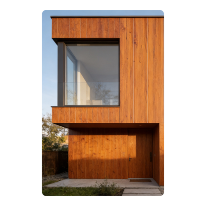 PANEL METAL SIDING MADERA - ZINC / ESPUMA PU / PAPEL ALUMINIO