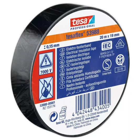 TESAFLEX CINTA ELECTRICA NEGRA - TESA