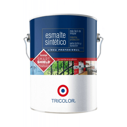 ESMALTE SINTETICO TRICOLOR - BASE AGUA 1/4 GL